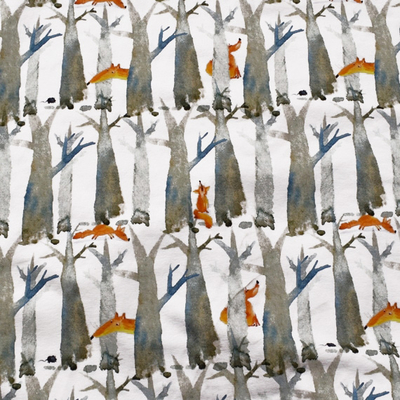 French Terry Druck – Aquarell Fuchs - Rammelkamp...
