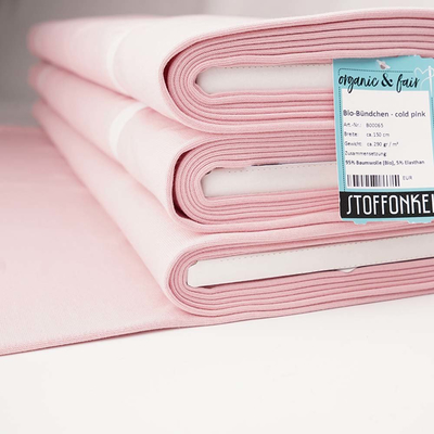 Bio-Bndchen cold pink von Stoffonkel