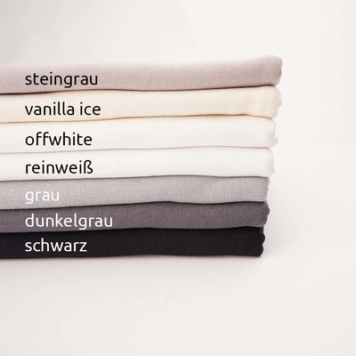 Bio-Bndchen dunkelgrau von Stoffonkel