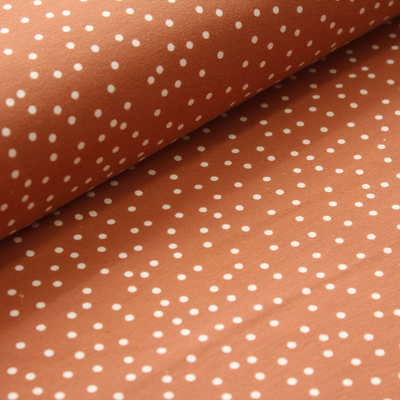 Biojersey Dotties - karamell