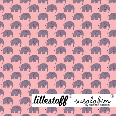 Susalabims Elefant Mini, rosa, Jersey, SUSAlabim