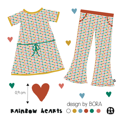 Rainbow Hearts, Jersey, BORA