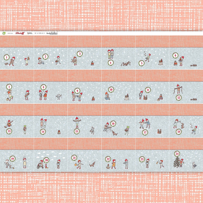 Susalabims Adventskalender, pastellblau, Webware,SUSAlabim