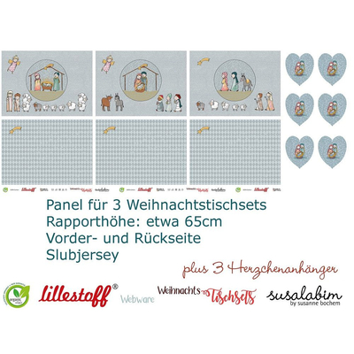 PanelWeihnachtstischset, Webware, SUSAlabim