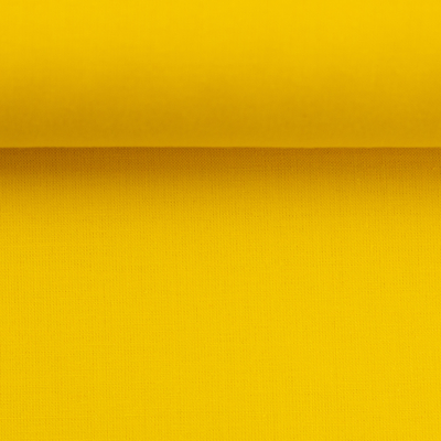 Heide, Baumwolle Webware uni, gelb von Swafing