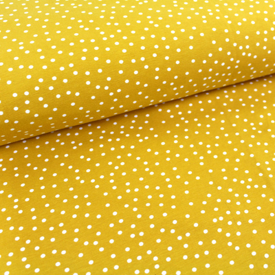 Biojersey Dotties - senf