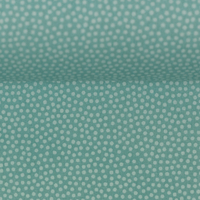 Dotty, Baumwolle Webware mit Punkten, mint von Swafing