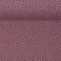 Dotty, Baumwolle Webware mit Punkten, altrosa von Swafing