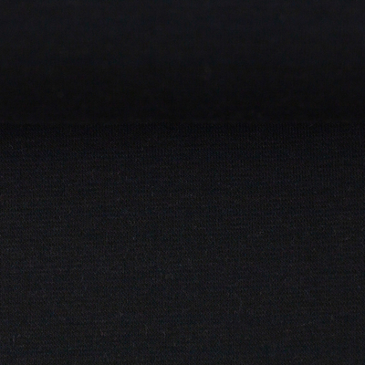 Baumwolljersey Vanessa uni, schwarz von Swafing