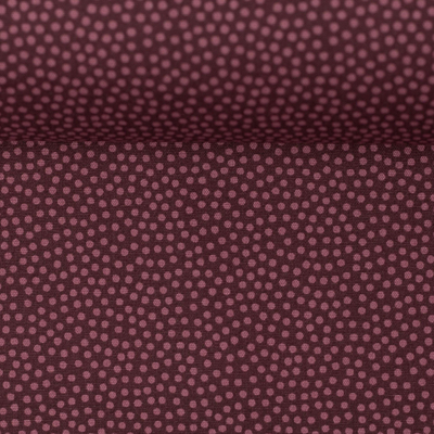 Dotty, Baumwolle Webware mit Punkten, altrosa/bordeaux von Swafing