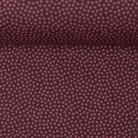 Dotty, Baumwolle Webware mit Punkten, altrosa/bordeaux...