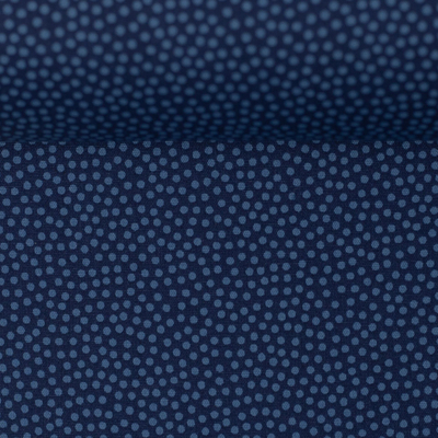 Dotty, Baumwolle Webware mit Punkten, hell-/dunkelblau von Swafing