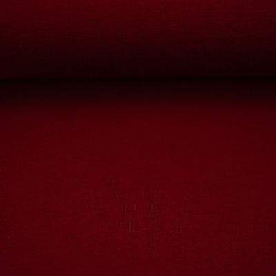 Baumwolljersey Vanessa uni, burgundy von Swafing