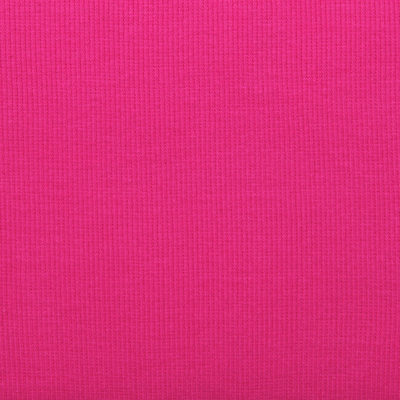 Bündchenstrick/Strickschlauch pink gerippt