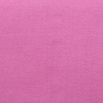 Bündchenstrick/Strickschlauch rosa gerippt