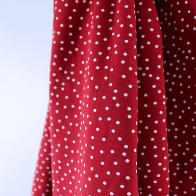 Biojersey Dotties kirsche von Stoffonkel