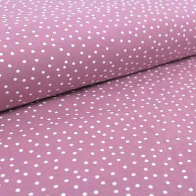 Biojersey Dotties - vintage rose